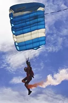 Parachutist, Wanaka, South Island, New Zealand