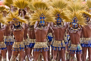 Dance Prints: Parade at Dinagyang Festival, City of Iloilo, Philippines
