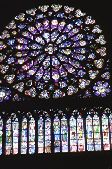 Images Dated 3rd September 2003: Paris, France - Inside famous Notre Dame Cathedral