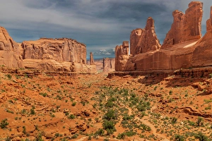 Images Dated 12th September 2024: Park Avenue, Arches National Park, Utah, US