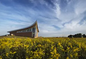 National Land Prints: Park service visitor center, Homestead National Monument of America, Nebraska, USA