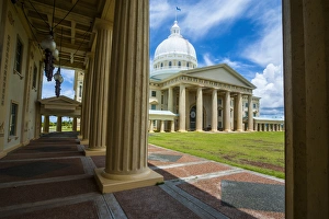 Images Dated 15th May 2011: Parliament building of Palau on the Island of Babeldoab, Palau, Central Pacific