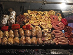 Choice Prints: parrilla: local way to cook meat