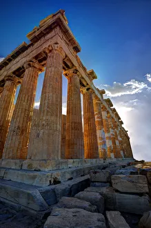 Acropolis Prints: Parthenon on the Acropolis in Athens, Greece