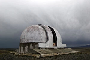 Patagonia Argentina. Astronomy observatory built in one of the most cloudy region