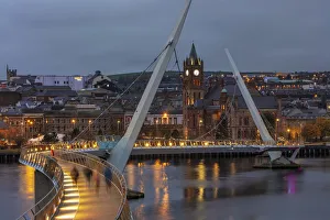 Editor's Picks: The Peace Bridge over the River Foyle in Londonderry, Northern Ireland