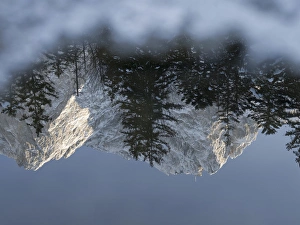 Reflecting Prints: Peak of Zugspitze (2962m), germanys highest mountain