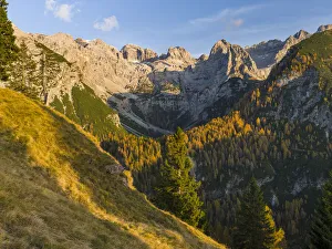 Dolomite Prints: Peaks of Dolomiti di Brenta high above Val d Agola Dolomiti di Brenta