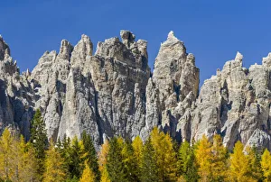 Belluno Prints: Peaks of the southern Civetta mountain range rising over Val dei Cantoni, in