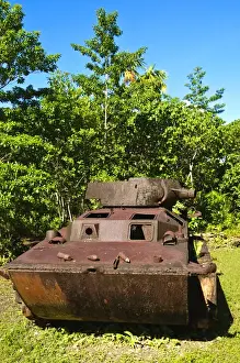 Clear Sky Prints: Peleliu, Palau. WWI landing craft wreckage Peleliu, Palau