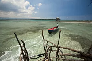 Images Dated 8th May 2006: Pelican Bar, Treasure Beach, Lovers Leap, Jamaica South Coast