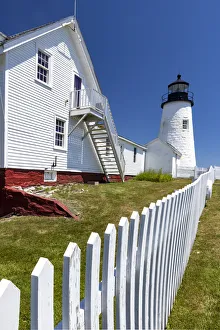 Downeast Prints: Pemaquid Point Lighthouse near Bristol, Maine, USA