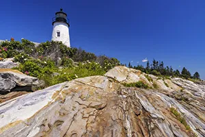 Images Dated 29th June 2021: Pemaquid Point Lighthouse near Bristol, Maine, USA