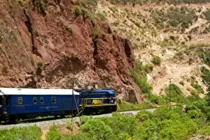 Peru. Hiram Bingham luxury train to Machu Picchu