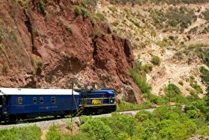 Hiram Bingham Prints: Peru. Hiram Bingham luxury train to Machu Picchu