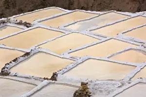 Inca Prints: Peru, Salinas, Salt pans or pools used to make salt since time of Incas