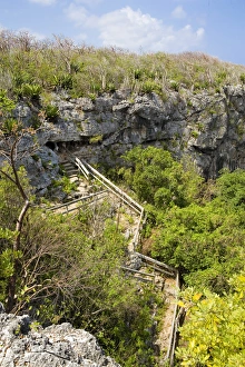 Images Dated 30th March 2006: Peters Cave entrance, Cayman Brac, Cayman Islands, Caribbean