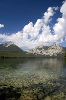 Forestry Prints: Petit Lake and Sawtooth Mountain Range in the Sawtooth National Recreation Area of Idaho