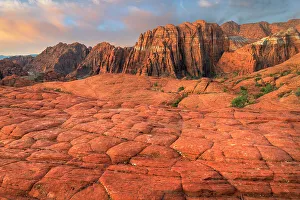 Alan Majchrowicz Prints: Petrified Dunes slickrock formations, Snow Canyon State Park, Utah