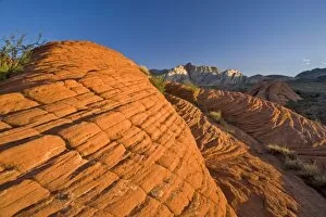 Petrified sand dunes at Snow Canyon State Park near St George Utah