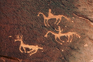 Images Dated 16th February 2011: Petroglyph, Canyon de Chelly National Monument, Chinle, Arizona, USA