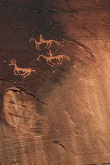 Rock Art Prints: Petroglyph; Canyon de Chelly National Monument; Arizona; USA