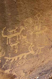 Petroglyphs, Chaco Culture National Historic Park, New Mexico, USA