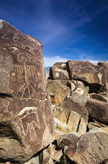 Images Dated 31st March 2012: Petroglyphs at Three Rivers Petroglyph Site, Three Rivers, New Mexico USA