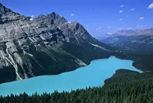 James Kay Prints: Peyto Lake viewed from near Bow Pass along the Icefields Parkway in the Canadian