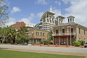 Phoenix Fire Museum and Government Plaza buildings Mobile Alabama