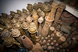 Images Dated 12th November 2011: Phonsavan in Laos. Bombs and shells are seen everywhere in this town as in this collection
