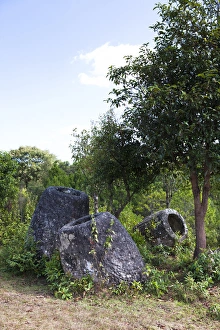 Archaeological Prints: The Phonsavan Plain of Jars in Laos. This is site two