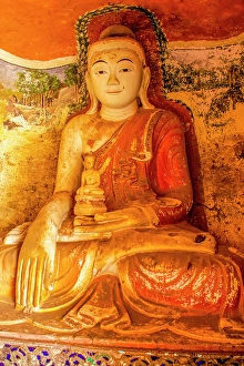 Burma Prints: Phowintaung Cave Complex, Myanmar