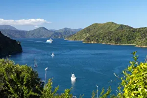 Moor Prints: Picton Harbour, Marlborough Sounds, South Island, New Zealand