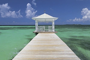 Simplicity Prints: Pier, near Nassau, Bahamas