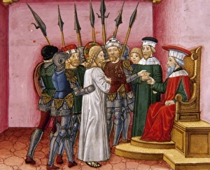 Robe Prints: Pilate delivered Jesus to Herod after they had mocked him and dressed in white