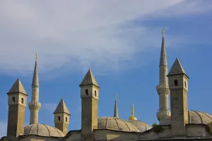 Istanbul Prints: Pillars and spires of Hagia Sophia, Istanbul, Turkey