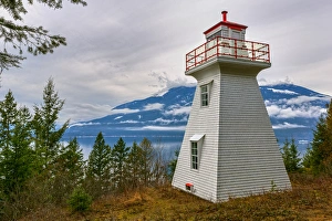 Images Dated 14th February 2015: Pilot Bay Lighthouse at Pliot Bay Provincial Park, British Columbia, Canada