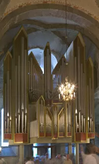 Pipe Organ, Maria / ST Mary Church from the 12th century, Bergins oldest Building