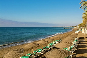 Images Dated 18th July 2024: Playa de la Fontanilla beach, Marbella, Costa Del Sol, Spain
