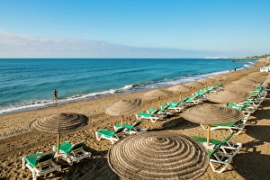 Costa Del Sol Prints: Playa de la Fontanilla beach, Marbella, Costa Del Sol, Spain