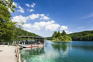 The Plitvice Lakes in the National Park Plitvicka Jezera in Croatia