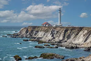 Prints of Point Arena Lighthouse a northern California landmark Images Dated 2022 May: Point Arena Lighthouse a northern California landmark