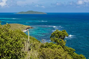 Point Udall with Buck Island in background, St. Croix, US Virgin Islands