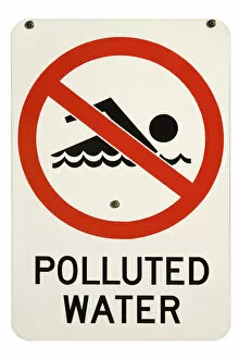 Images Dated 29th August 2006: Polluted Water Sign, Australia