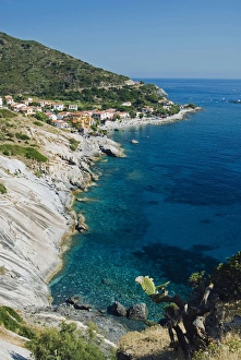 Tyrrhenian Prints: Pomonte, Isola d Elba, Elba, Tuscany, Italy