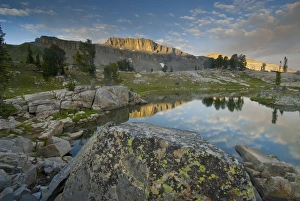 Images Dated 15th August 2006: Pond at Alaska Basin, Targhee National forest, Teton Mountains, Idaho