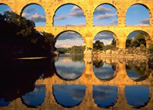 Aqueduct Prints: Pont du Gard, Gardon