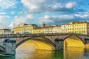 Modern Prints: Ponte alle Grazie, Florence, Italy