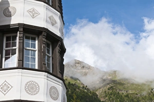 Swiss Prints: Pontresina, Switzerland. Swiss architecture